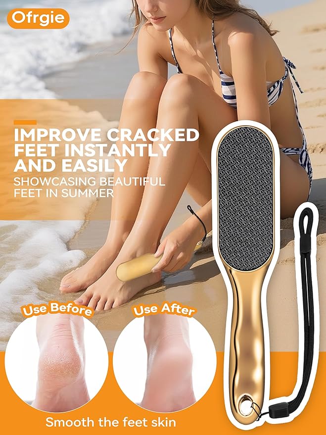Beyond The Cream Veins Grain Foot File, Nano Glass Foot File, Hard Skin Callus - Image 4