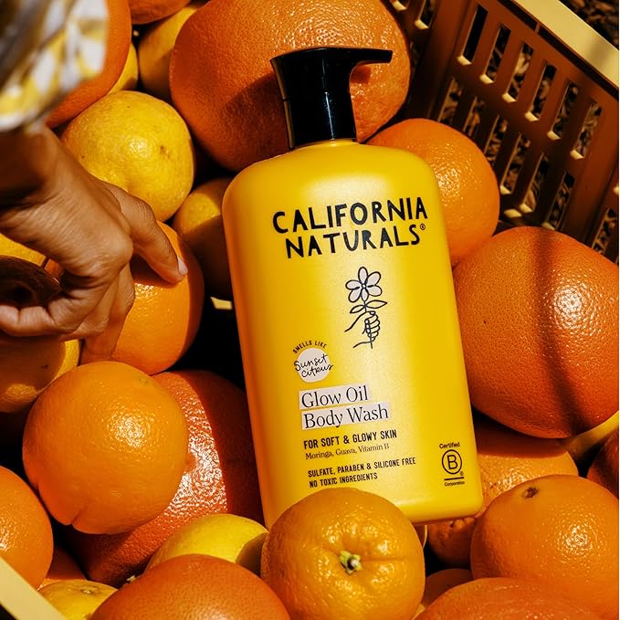California Naturals Glow Body Wash Sunset Citrus 2-Pack, Hydrating Body Wash - Image 7