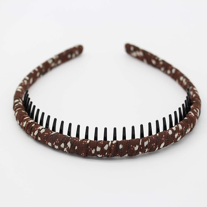 JOBAND Fashion floral teeth Headbands comb Hair Accessories Non-slip Hair bands - Image 5