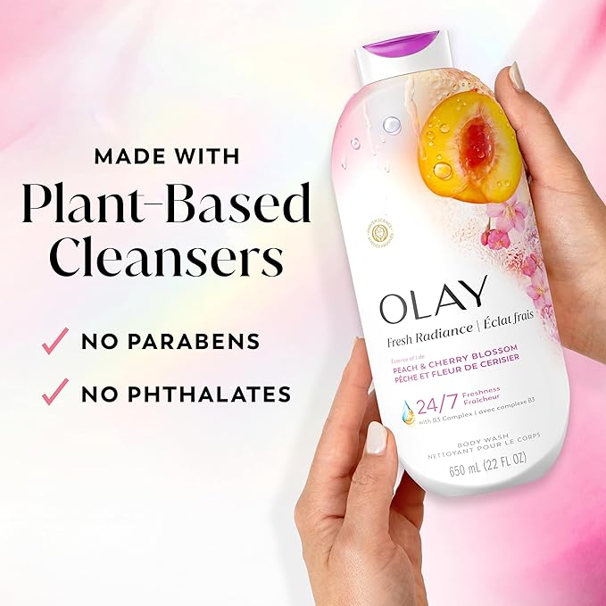 Olay Body Wash for Women, Fresh Radiance, 24/7 Skin-Loving Freshness, Visibly - Image 5