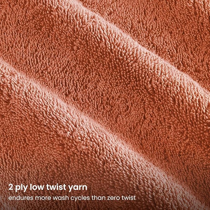 BIOWEAVES 100% Organic Cotton 700 GSM Plush Premium Washcloths 13" x 13" GOTS - Image 3