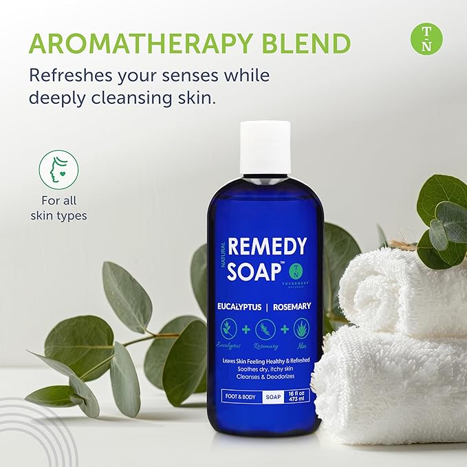 Truremedy Naturals Eucalyptus Rosemary Body Wash - Image 2