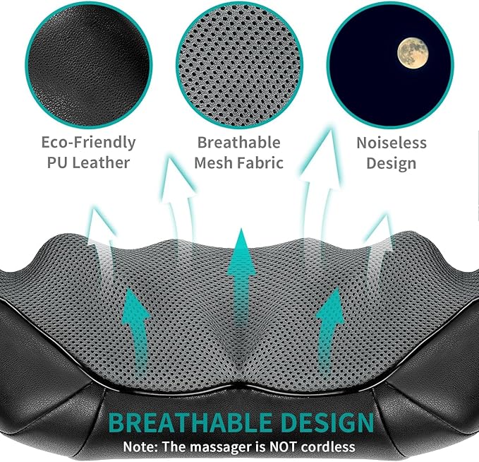 Nekteck Shiatsu Neck and Back Massager - Image 7