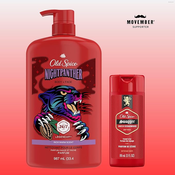 Old Spice Refreshing Body Wash for Men, 3X Defense, 24/7 Shower Fresh - Image 2