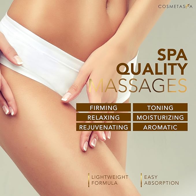 Cosmetasa Anti Cellulite Massage Oil – Lymphatic Drainage & Firming Body Oil - Image 3