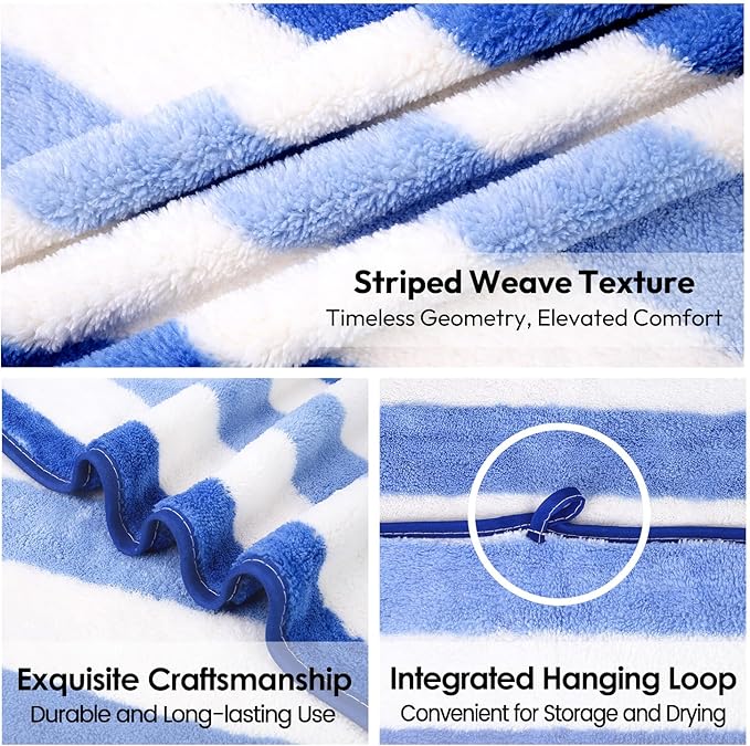 JML Bath Towels Set, Large Microfiber Bath Towel - Image 3