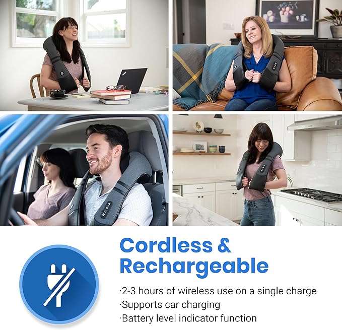 Etekcity FSA Eligible Cordless Neck Massager - Image 4