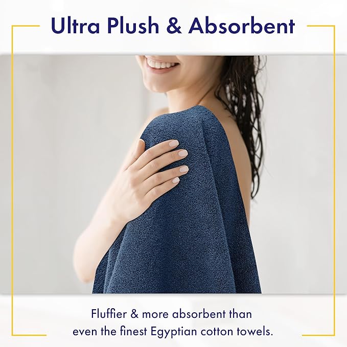 Alusa Home 100% Organic Zero-Twist Cotton Towels - Image 3