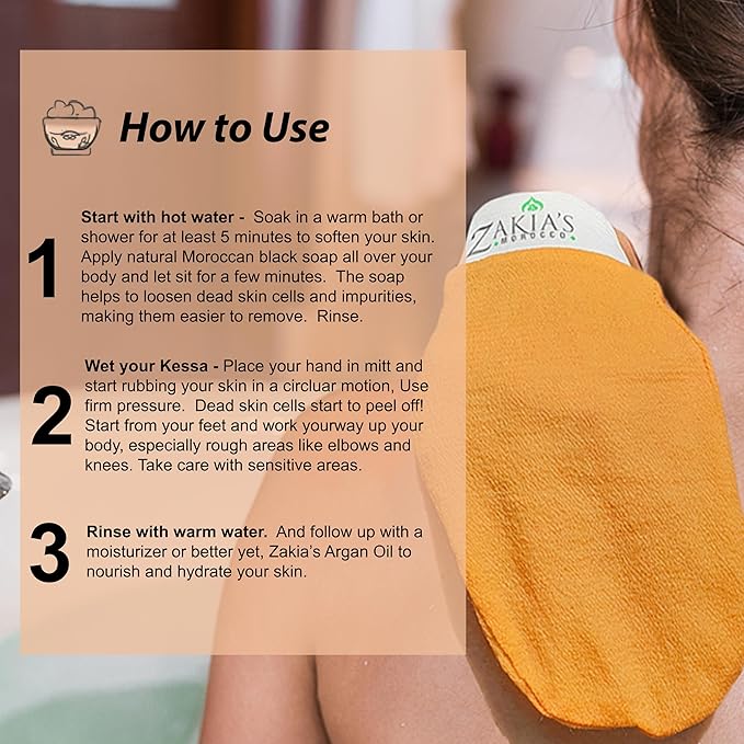 Original Rough Kessa Exfoliating Glove - Image 3