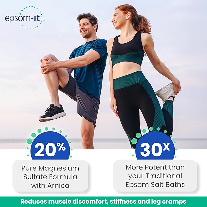 Epsom-It Soothing Muscle Magnesium Lotion – Epsom Salt Topical Cream - Image 3