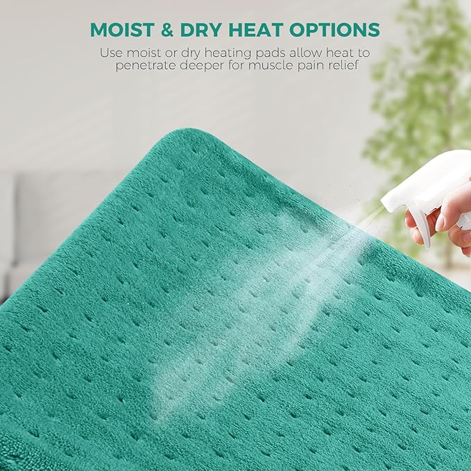 NOWWISH XXXL Heating Pad for Back Pain Relief & Period Cramps, 24x32 Inch Moist - Image 2