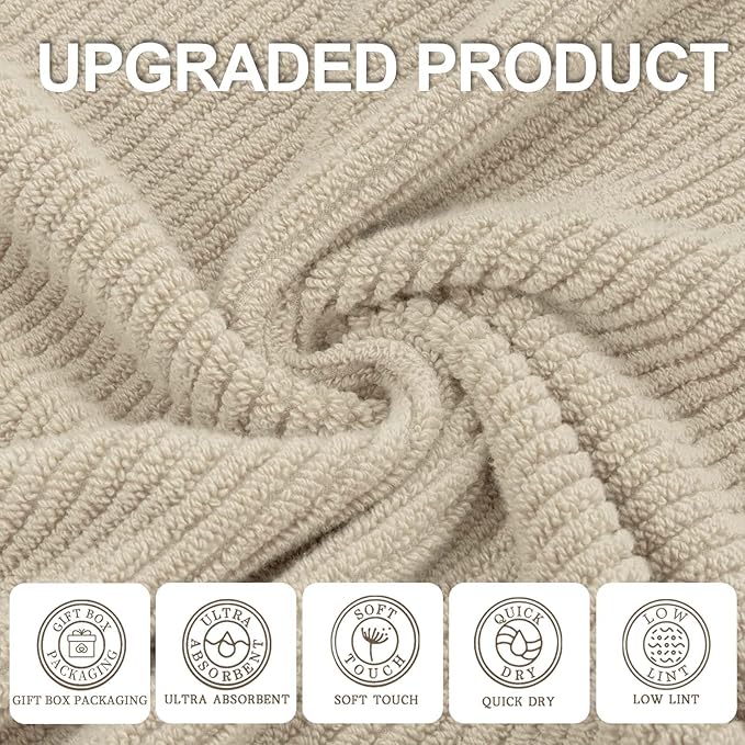 VOOVA & MOVAS Bath Towel Sets - Image 2