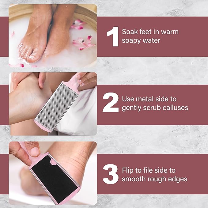 1pc Callus Remover Tool in Pink - Image 4