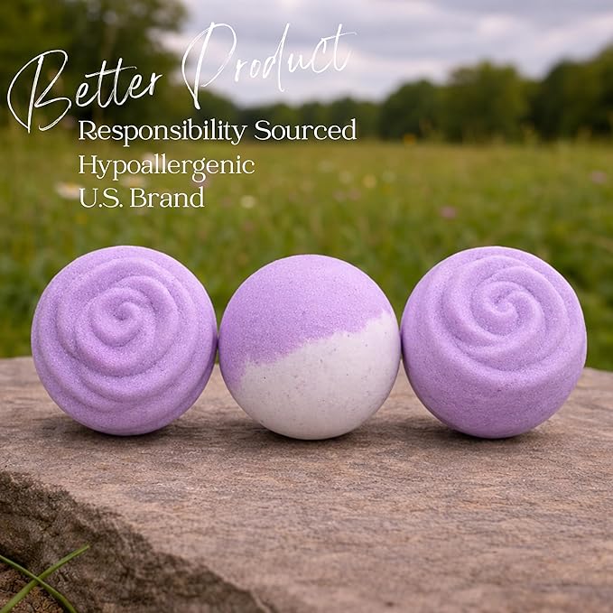 EvolutionUSA Lavender Dreams Bath Bombs - Image 9