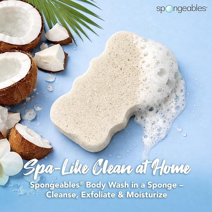 Spongeables Skinutrients Anti-Cellulite Body Wash in a Sponge, Spa Cellulite - Image 2