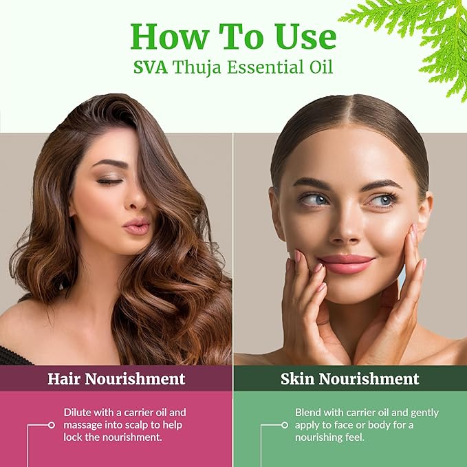 SVA Thuja Essential Oil – 1 Fl Oz – 100% Natural Thuja Oil - Image 5