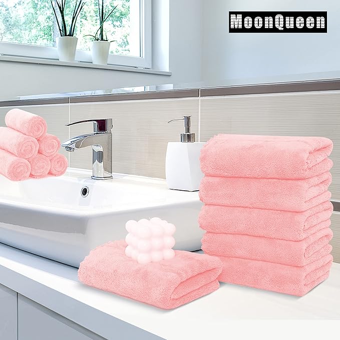 MOONQUEEN 6 Pack Premium Hand Towels - Image 2