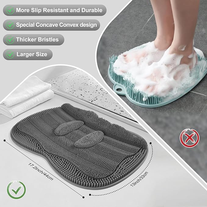 Bath Shower Foot Scrubber Mat - Image 7