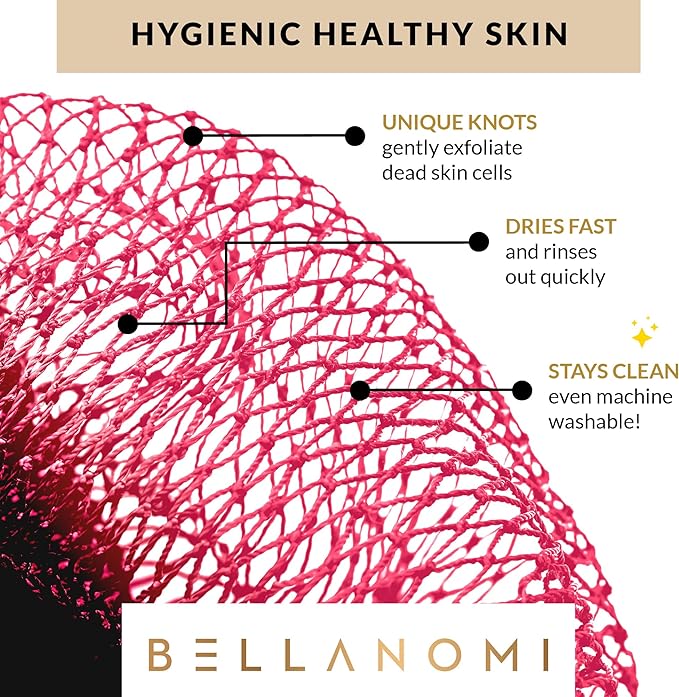 BELLANOMI African Exfoliating Net Sponge, Ethically sourced from Nigeria - Image 6