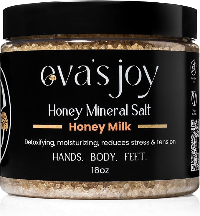 Eva's Joy Honey Milk Mineral Bath and Foot Soak, Made by evasjoy
