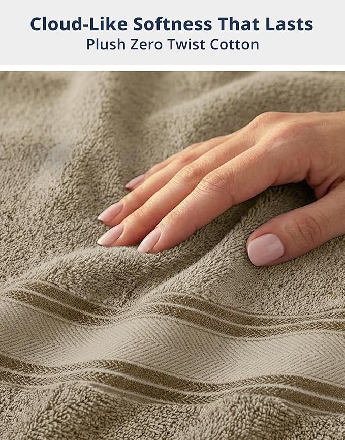 LANE LINEN 100% Cotton Large Bath Towels - Image 5