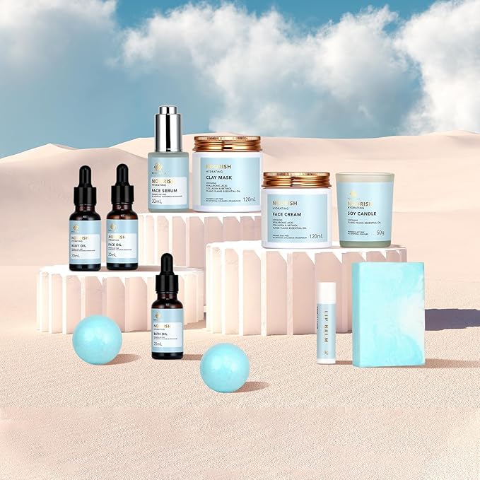 30pcs Mother's Day Gifts, Spa Gift Basket Set, Ylang Facial Skin Care Set - Image 8