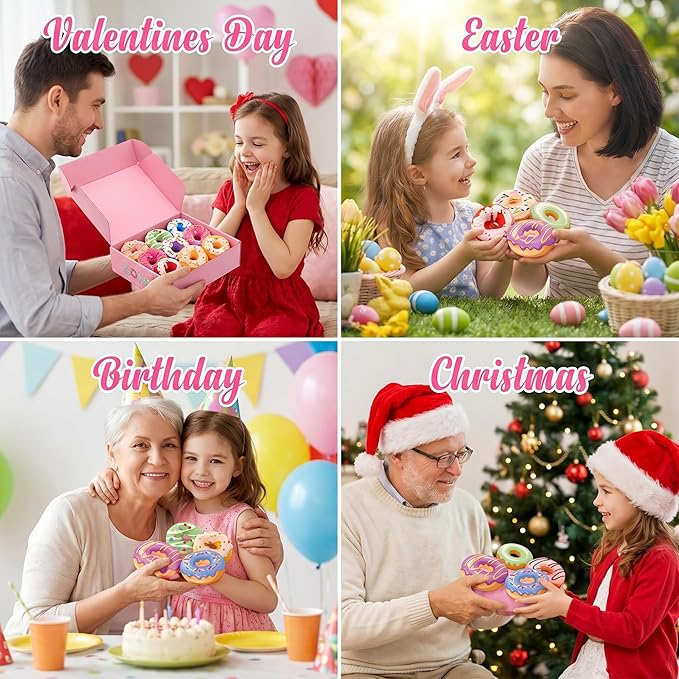 Donut Bath Bombs for Kids Girls, Natural and Safe Kids Bath Bombs - Image 5