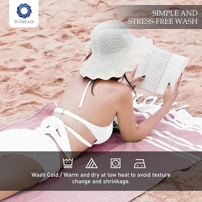 Cotton Turkish Beach Towel - Image 6