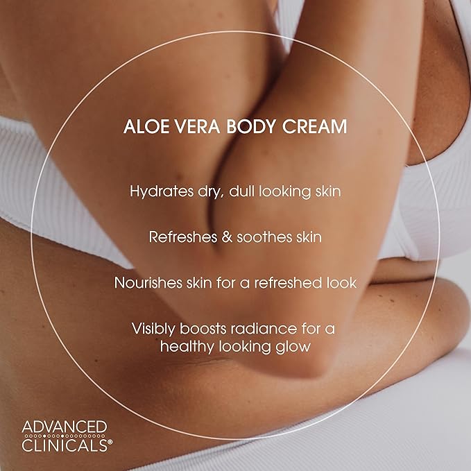Advanced Clinicals Aloe Vera Lotion Skin Care Relief | Vitamin E Infused - Image 5