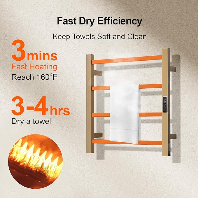 Electric Heated Towel Warmer - Image 4