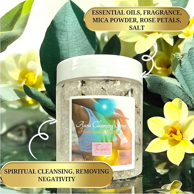 Aura Cleansing Bath Salts – Dead Sea Salt Bath Soak - Image 2