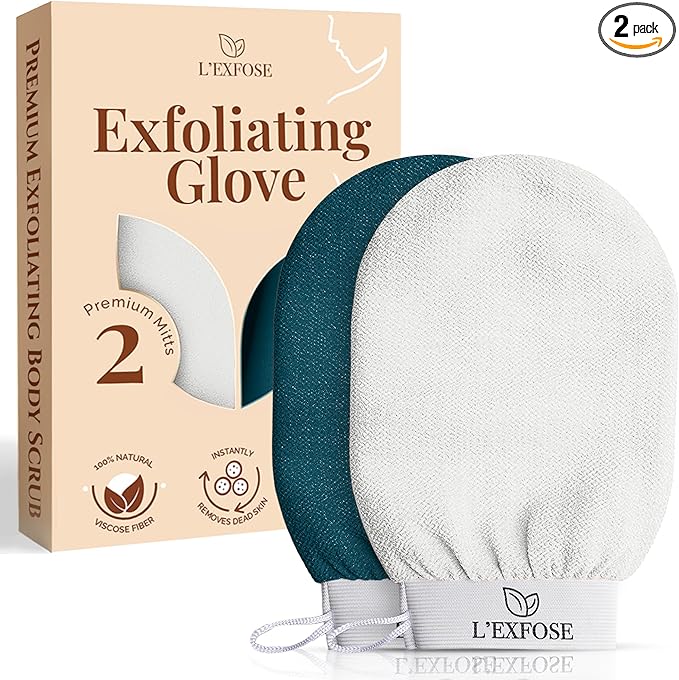 L'Exfose Kessa Hammam Deep Exfoliating Glove by LEXFOSE