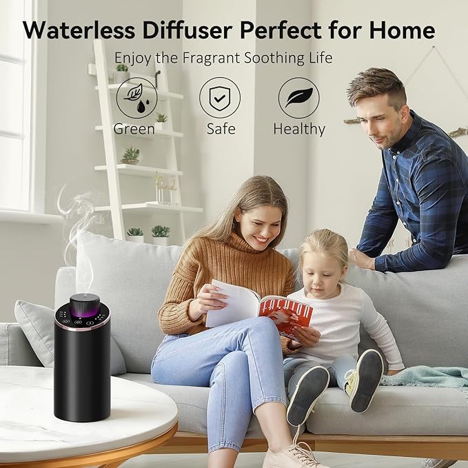 Waterless Essential Oil Diffuser Aromatherapy Scent Diffusers - Image 2