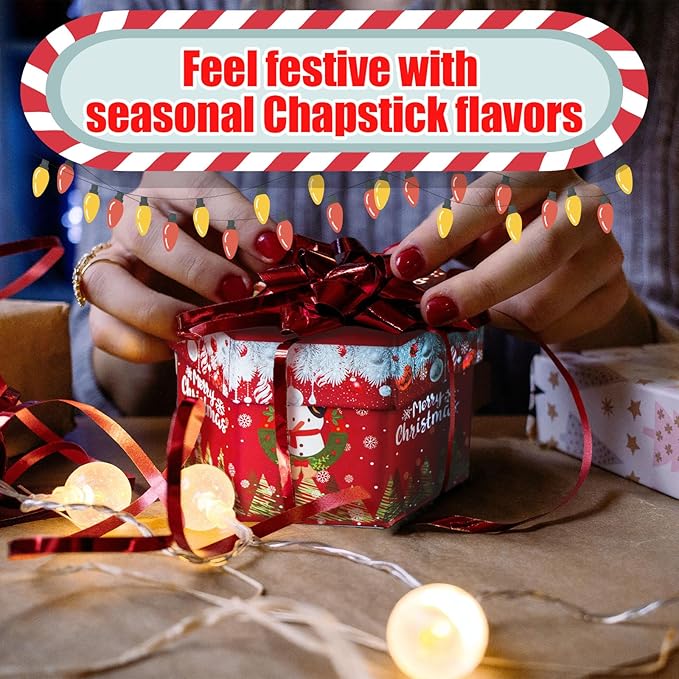 Yopela 19 Pack Christmas Natural Lip Balm Bulk - Image 7