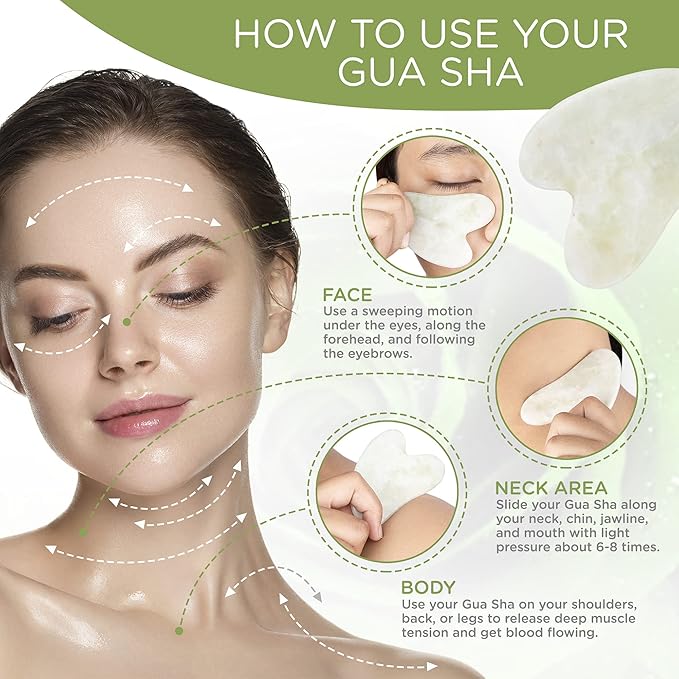 Jade Roller and Gua Sha Set - Image 6