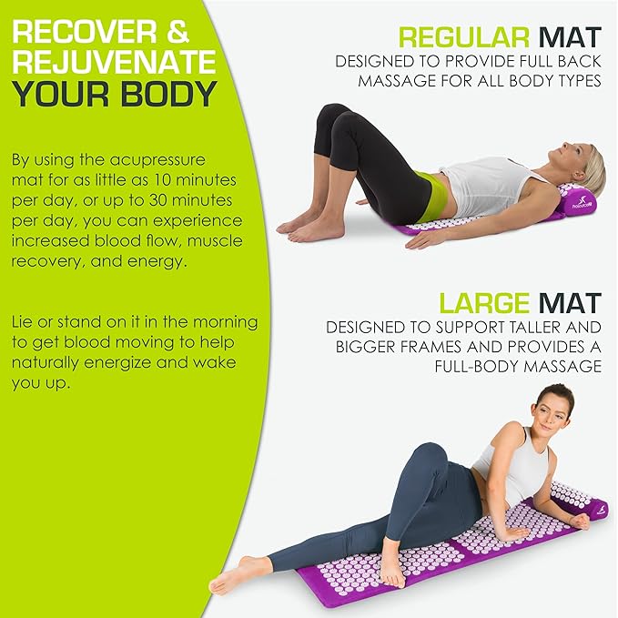 ProsourceFit Acupressure Mat and Pillow Set - Image 5