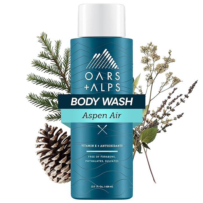 Oars + Alps Body Wash for Men, Mens Body Wash & Face Cleanser by OarsAlps