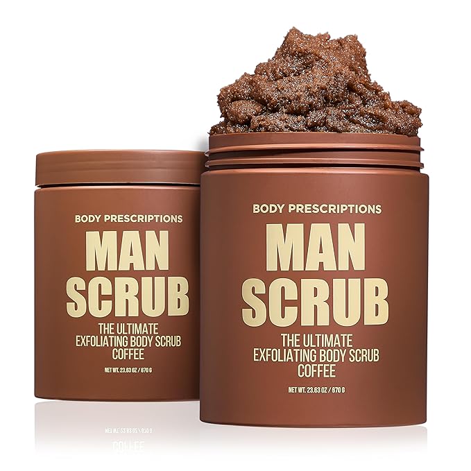 Body Prescriptions Men’s Exfoliating Body Scrub – Ultimate Skin Cleansing Wash by BodyPrescription