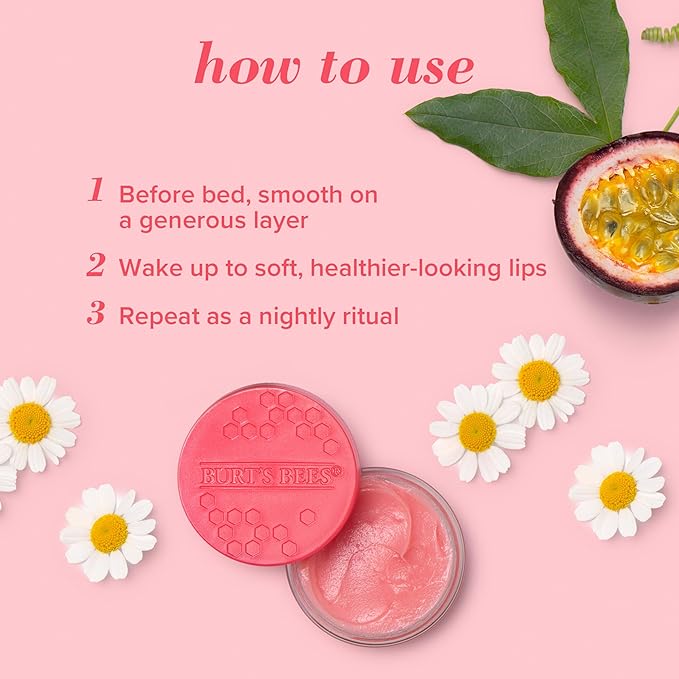 Burt's Bees Lip Mask Set- Overnight Intensive Treatment Revives & Nourishes - Image 3