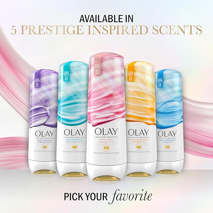 Olay Body Wash for Women, Indulgent Moisture, 24hr Moisturizing & Nourishing - Image 9