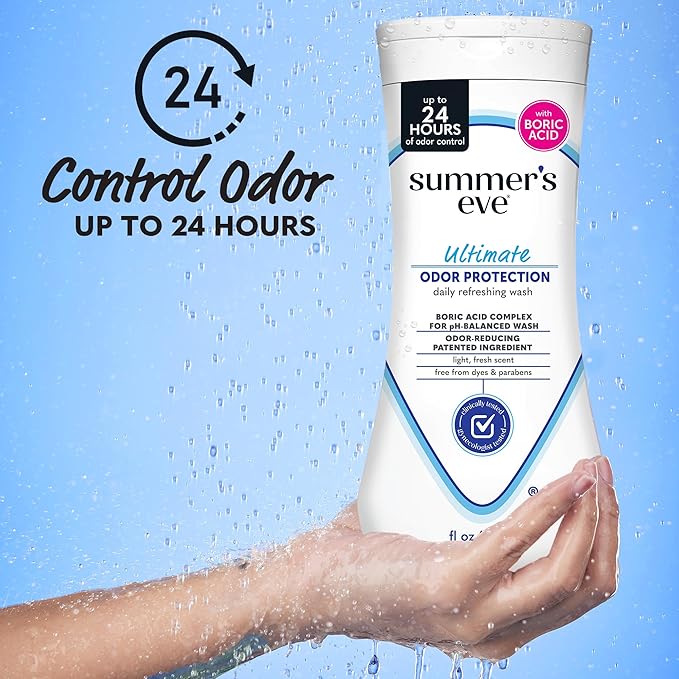 Summer's Eve Ultimate Odor Protection Daily Feminine Wash, pH-Balanced Formula - Image 2