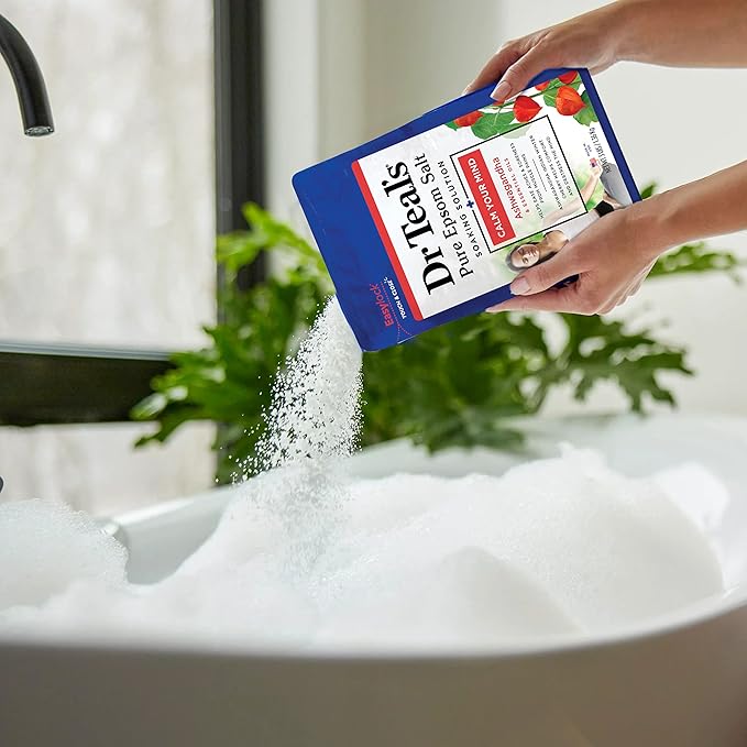 Dr Teal's Epsom Salt Magnesium Soak, Ashwagandha & Essential Oils, 3 lbs - Image 10