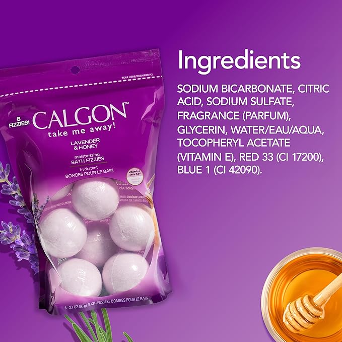 Calgon Bath Fizzies, Lavender & Honey - Image 7