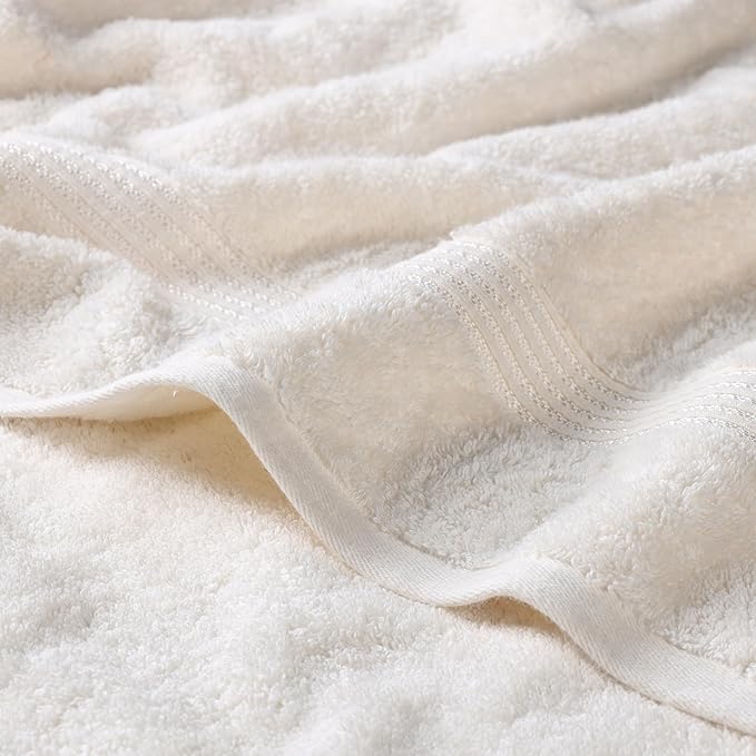 Superior Egyptian Cotton 8-Piece Towel Set, Guest Bath Decor Essentials - Image 3