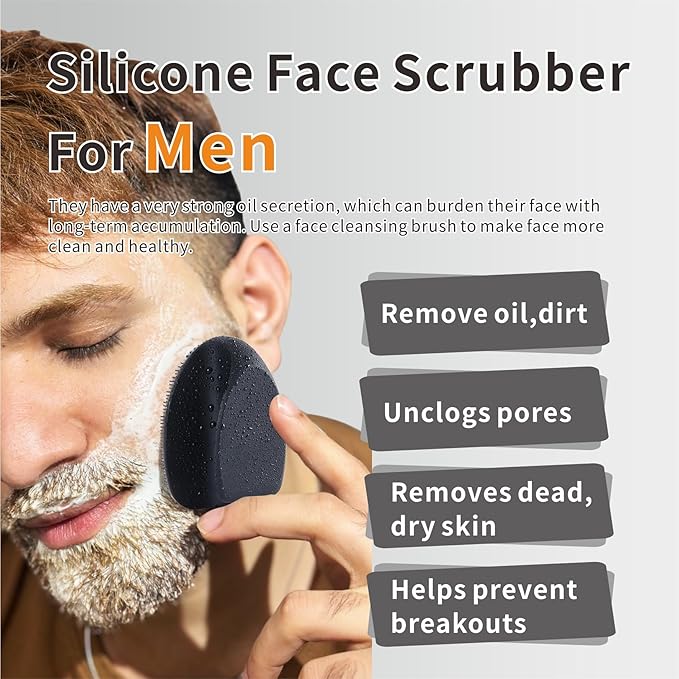 Soft Silicone Face Scrubber, Body Scrubber - Image 2
