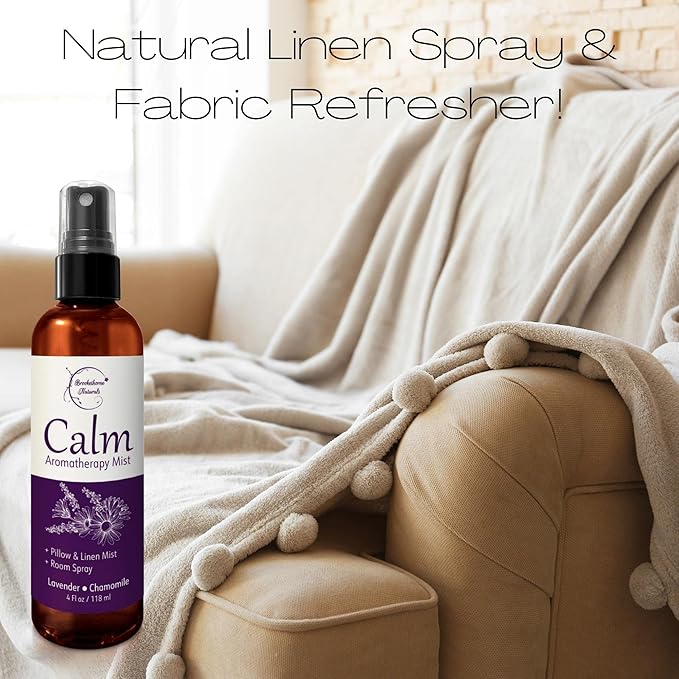 Calm Aromatherapy Mist with Lavender & Chamomile Essential Oil. Natural Sleep & - Image 6