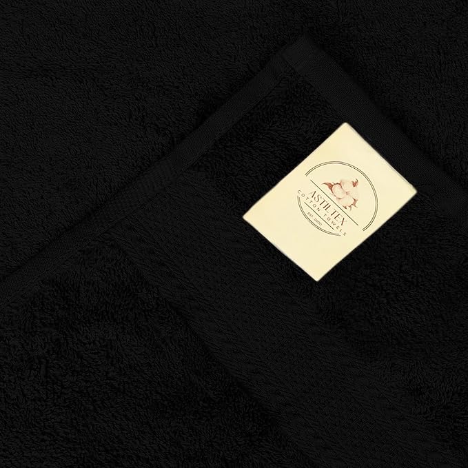 Large Bath Towels Pack of 6 – 24" x 50", 100% Cotton Terry – Soft, Quick-Dry & - Image 6