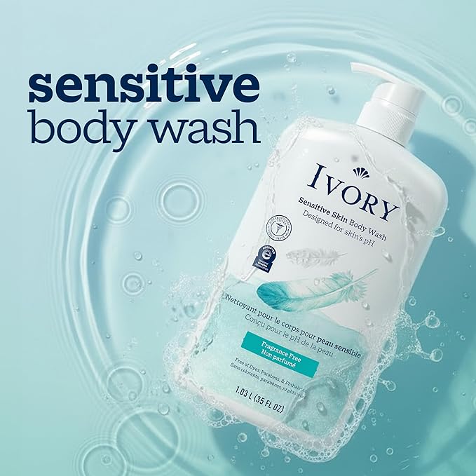 Ivory Body Wash, Designed for the Whole Family, Gentle Formula, Free of Dyes - Image 3
