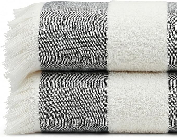Lightweight Turkish Beach Towel by Black+%26+White+Brands