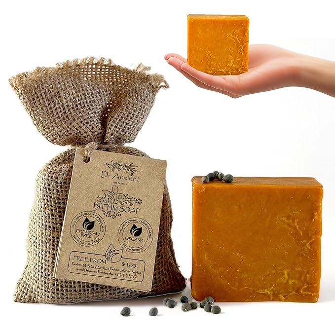 Dr.Ancient Wild Pistacia Bittim Soap Bar, Organic Soap Bars Handcrafted the by DrAncient